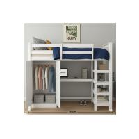 MyCampus Çok Fonksiyonlu Çalışma Masası (Ranza + Masa + Dolap + Raf) 1.Sınıf Mdf