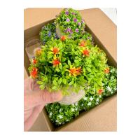 12'li Karışık Renk Yapay Çiçek Seti - Ev, Ofis, Kafe ve Restoran Dekorasyonu İçin