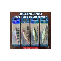 100g Tuzlu Su Jig Yem Seti - Glow Efektli & Holografik Seri