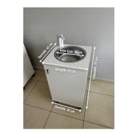 Taşınabilir Mobil Lavabo - Yeni Yönetmeliğe Uygun Muayenehane Tipi - Şarjlı Pompalı (75x42x42 cm)