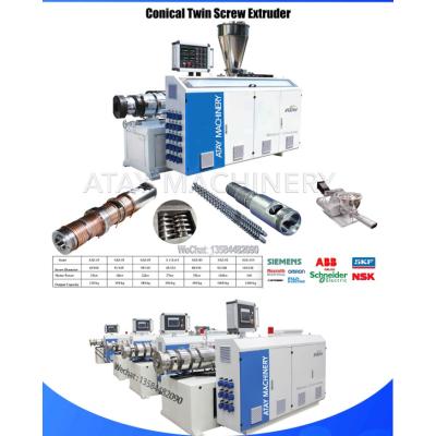 Konik Çift Vidalı Ekstruder - Conical Twin Screw Extruder