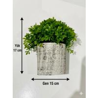 Masanızın Yeni Favorisi: Dekoratif Minimalist Yeşil - Gerçekçi Yeşil Yapay Çiçek