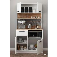 Modern Kahve Köşesi ve Çok Amaçlı Mutfak Dolabı 1. Sınıf MDF