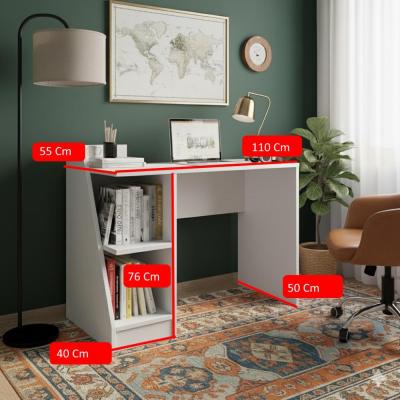 MukoToys 3I Atlas Beyaz Çalışma Masası 1.Sınıf Mdf 