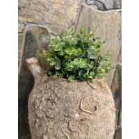 Nordik Stil Saksılı Yeşil Yapay Bitki - Masa Üstü ve Raf İçin Gerçekçi Yeşillik