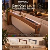 Özel Ölçü Koltuk Arkası Dresuar – LED’li, Prizli, MDF ve Size Özel Üretim