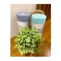 Pratik Temizlik ve Estetik Dekorasyon 3’lü Set: İndigo & Turkuaz Rulo Bez ve Modern Saksılı Çiçek