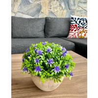 Premium Saksılı Yapay Çiçek Dekoratif Masaüstü Bitkisi 13x16 cm ?