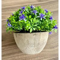 Premium Saksılı Yapay Çiçek Dekoratif Masaüstü Bitkisi 13x16 cm ?