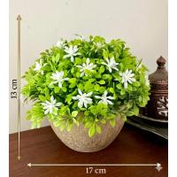 Premium Yapay Çiçek Beyaz Bahar Dalı Dekoratif Ev Ofis Bitkisi ?