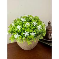 Premium Yapay Çiçek Beyaz Bahar Dalı Dekoratif Ev Ofis Bitkisi ?