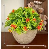 Premium Yapay Çiçek Saksılı Portakal Detaylı Ev Ofis Dekorasyonu ?