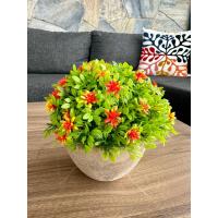 Premium Yapay Çiçek Saksılı Portakal Detaylı Ev Ofis Dekorasyonu ?