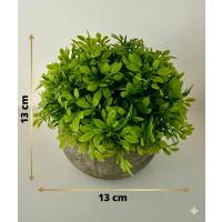 Yapay Şimşir (Boxwood) Çiçeği Antrasit Modern Saksılı Premium Ev Ofis Dekoru ?