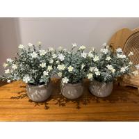 Yaşam Alanlarınıza Doğal Bir Dokunuş: 3’lü Dekoratif Saksılı Yapay Çiçek Seti