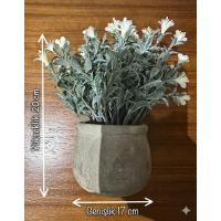 Yaşam Alanlarınıza Doğal Bir Dokunuş: 3’lü Dekoratif Saksılı Yapay Çiçek Seti