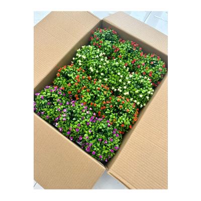 12'li Saksılı Yapay Çiçek ve Bitki Seti - Cafe Restoran Masa Üstü Dekor