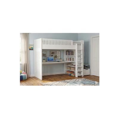 TriSpace Set Ranzalı (Karyolalı) Kitaplıklı Çalışma Masası | 1. Sınıf MDF Yer Tasarruflu Tasarım