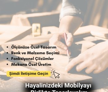 Size Özel Mobilya Tasarım Sipariş Oluştur